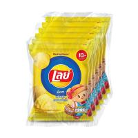 ราคา เลย์ ร็อค มันฝรั่งแท้ทอดกรอบแผ่นหยัก รสมันฝรั่งแท้ 25 ก. x 6 (LAY'S Rock Potato Chips Original Flavor 25 g x 6) (22262070335)