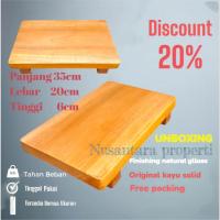 ราคา เขียงไม้พรีเมี่ยม | ที่รองแก้วไม้ชนบท | ที่รองแก้วไม้ขอบไลน์ | เขียงมะฮอกกานีจัมโบ้ (40622091103)