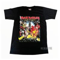 ราคา IR075 เสื้อยืดวงร็อค IRON MAIDEN ไอรอน เมเดน เสื้อวง เสื้อยืดไอรอนเมเดน เสื้อวินเทจ (17691191372)