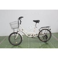 ราคา จักรยานแม่บ้านญี่ปุ่น - ล้อ 20 นิ้ว - มีเกียร์ - สีขาว [จักรยานมือสอง] (21353102921)