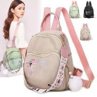 ราคา พร้อมส่งในไทย กระเป๋าเป้กันน้ำ mini กระเป๋าสะพายหลัง ลายดอกไม้น่ารักมาก แถมฟรี !! พวงกุญแจปอมๆ (8120949457)