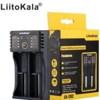 ราคา เครื่องชาร์จ LiitoKala Lii-202 เครื่องชาร์จถ่าน Li-Ion 18650 18350 16340 14500 26650 Ni-MH Ni-Cd AA AAA (2978653900)
