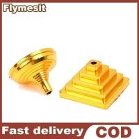 ราคา Flymesit 10 ชิ้นฐานพลาสติกเคลือบทองรอบสแควร์เสาธงฐานตารางผู้ถือธง Mini ฐานธงตกแต่ง EN (42929349989)