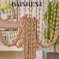ราคา DAISHEN1 ม่านประตูลูกปัด, พู่ 1*2M ลูกปัด String ผ้าม่าน, ฉากกั้นห้อง ม่านประตูสีทึบพู่ผ้าม่านหน้าต่างตกแต่งบ้าน (52106509346)