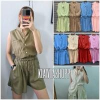 ราคา ชุดเซทลินิน เสื้อ+กางเกง คอจีน ผ้าลินิน kaewtashop (5879362281)