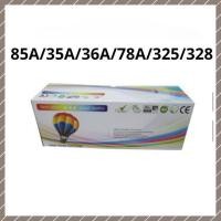 ราคา 85A/35A/36A/78A/325 หมึกพิมพ์เลเซอร์ CE285A/35A/36A/78A/Cart 325/312/313 (2.1k) color box ดำ P1102 LBP-6030 กล่องบอลลูน (40250606339)