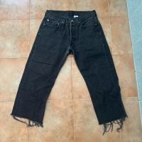 ราคา (มือ 2) กางเกงยีนส์ Levi’s สีดำ ขากระบอก (44705699036)