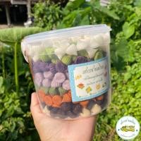 ราคา อาลัวจิ๋วขนาด 1,000 กรัม ร้าน เสาวรส ขนมไทย (คละ 9 รส) (20419243429)