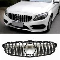 ราคา Car Front Grill Grille Upper Bumper Hood For Mercedes Benz W205 C CLASS C200 C250 C350 C43 AMG 2014 (49606098181)