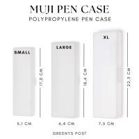 ราคา Muji Pencil Pen Case PP Polypropylene Pencil Case (54901174019)