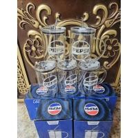 ราคา [GENUINE] ถ้วยแก้วเป๊ปซี่พร้อมฝาปิดและหลอด 1000ml (52456527149)