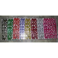 ราคา 1 แผ่น สติ๊กเกอร์ภาษาอังกฤษ ตัวอักษรสูง 3ซม. ตัวอักษรภาษาอังกฤษ A-Z abc พร้อมไดคัท กันน้ำ สื่อการเรียนการสอน DIY (1202129574)