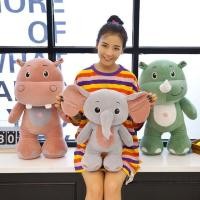 ราคา ตุ๊กตาสัตว์ ชุดช้างฮิปโป แรด 3 ตัว ขนาด 65ซม (42063527355)