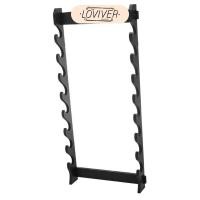ราคา LOVIVER ชั้นวางคันเบ็ดของที่วางติดผนังถือ 8 คันเบ็ดชั้นเก็บของสําหรับ (43223706595)