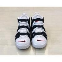 ราคา ♞,♘,♙Nike Air More Uptempo Panda รองเท้าบาสเก็ตบอล รองเท้าหนัง สีขาว สีดํา สไตล์ย้อนยุค 415082 (25777635052)