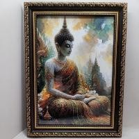 ราคา ภาพพระพุทธเจ้าพร้อมกรอบ สำหรับสักการะบูชา,ประดับตกแต่งบ้าน,ภาพมงคลสำหรับของขวัญของฝาก (25642882978)