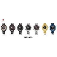 ราคา หรูหราในราคาเบาๆนาฬิกาข้อมือชาย กันน้ำ naviforce watch แท้ รุ่นNF9093 สายสแตนเลส ของแท้100% (4603167936)