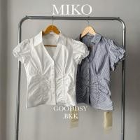 ราคา Gooddsy.bkk | Miko เสื้อแขนตุ๊กตาคอปกน่ารักๆ เสื้อคอปก เสื้อแขนตุ๊กตา เสื้อแขนตุ๊กตา เสื้อเชิ้ตคอปกแขนสั้น (27739437155)