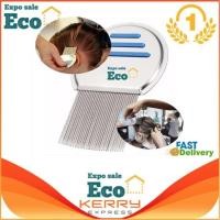 ราคา Eco Home หวีสางเหา เป็นเกลียว หลุดทั้งตัวและไข่ หวีสางเหา หวีเสนียด (รุ่นซีสแตนเลส) 1 ชิ้น แสตนเลส 100% Combs (7681854681)