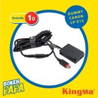 ราคา KINGMA DUMMY Battery CANON LPE12 แบตไลฟ์สด แบตดัมมี่ กล้อง EOS M10 / EOS M50 / EOS M100 / EOS M200 / EOS 100D / EOS M (22146141741)