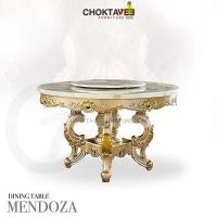 ราคา โต๊ะอาหาร วินเทจ หลุยส์ กลม 130cm (Platinum Classic Series) สีทอง รุ่น TTB-LV-MENDOZA [Pick Collection] (22729485231)