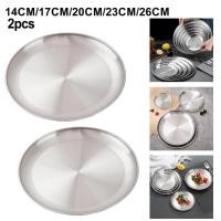 ราคา Lightweight Stainless Steel For Camping Plate Set 2pcs for Easy Storage (24239055358)