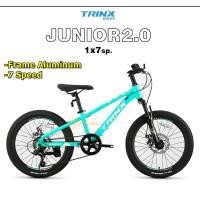 ราคา TRINX 20" รุ่น Junior 2.0 เกียร์ 7สปีด เฟรมอลูมิเนียม พิเศษ แถมบังโคลน มูลค่า 200 บาท (23985268788)