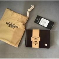 ราคา Quiksilver RFID กระเป๋าสตางค์หนัง สีน้ําตาล แบบพับได้ ของแท้ 100% (25621432462)