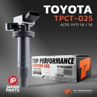 ราคา คอยล์จุดระเบิด ท็อป ผลิตญี่ปุ่น รุ่น TPCT-025 อะไหล่ TOYOTA ALTIS 01-09 / 1ZZ / 3ZZ / โตโยต้า อัลติส หน้าหมู / แท็กซี่ (24414120349)