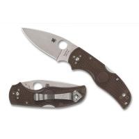 ราคา Spyderco Native 5 Lightweight Brown FRN SPRINT, Satin 15V - C41PBN15V5 (43168574193)