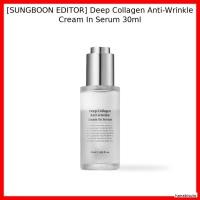 ราคา [SUNGBOON EDATOR] Deep Collagen Anti-Wrinkle Cream In Serum 30ml / Korean Anti-Wrinkle Serum / Deep Collagen by hanabisu (56955151910)