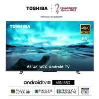 ราคา ใส่โค้ด[7KSVA8RU]รับcoins15%Toshiba Android TV 65 นิ้ว 4K Ultra HD HDR10 รุ่น 65M550KP (21320242598)