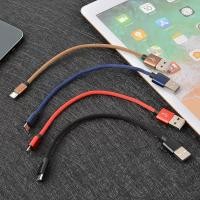 ราคา สายชาร์จ Micro USB แบบพกพา 30 ซม. ชาร์จเร็ว สายซิงค์ข้อมูล สําหรับ Xiaomi Huawei Android ที่ชาร์จโทรศัพท์มือถือ Type C สายเคเบิล USB แบบสั้น (17373320440)