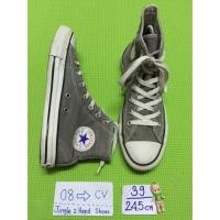 ราคา รองเท้าผ้าใบ converse มือสอง ของแท้ สีเทา สภาพดี ราคาถูก (734574932)
