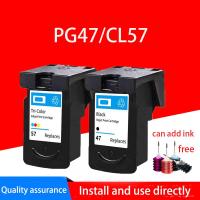 ราคา Canon PG-47 CL-57 CL-57s PG47 CL57 CL57s Black Colour Ink Cartridge E410 E470 E460 E470 E480 (4968796821)