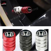 ราคา [พร้อมส่ง] จุกลมยางรถยนต์ พร้อมโลโก้ จุกปิดลมยาง ฝาปิดจุกลม ยางรถยนต์ Honda/ฮอนด้า สีขาว/สีดำ 1 ชุด (4 อัน) - Car Tire Valve Caps (48400840388)