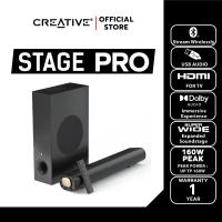 ราคา CREATIVE SPEAKER STAGE Pro Bluetooth Sound Bar 2.1 Speaker + Subwoofer มีรีโมท ลำโพงบูลทูธไร้สาย (9922380667)