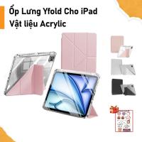 ราคา ซองหนัง IPad รูปตัว Y สําหรับ iPad Gen10/Gen11 ฝาหลังอะคริลิคโปร่งใสด้านหลังสําหรับ iPad Air4/5/6/7 Pro11 iPad 7/8/9th (42076786328)