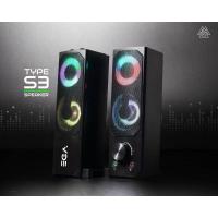 ราคา ลำโพงเกมมิ่ง EGA TYPE S3 Speaker USB 7 LED Color Lighting (9309483817)
