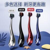ราคา แลนเค แปรงสีฟันเด็ก 3 ด้านปลาวาฬน้อยทารกขนแปรงนุ่มเด็กใหญ่แปรงสีฟัน 6 ถึง 8 ปีในครัวเรือน 2025 สาว 3.22 (54107523804)