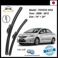 ราคา MR WIPER TOYOTA VIOS NCP93 (2008-2012) MR WIPER JAPAN TECHNOLOGY WIPER BLADE WINDSCREEN WIPER (57153567978)