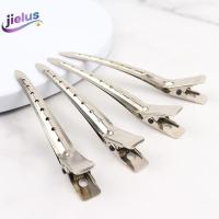 ราคา [Jielus] 10 ชิ้นคลิปดูแลเส้นผมสแตนเลส Hairdressing Section คลิป Clamps สําหรับเครื่องมือทําผม (43879401173)