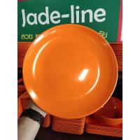 ราคา จานใบบัวเมลามีน 10.5 นิ้ว สีส้ม SB Melamine (13059808555)