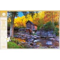 ราคา Jigsaw Puzzle ตัวต่อจิ๊กซอว์ 500 ชิ้น T059 Landscapes วิวธรรมชาติ Forest Garden รูปป่าไม้และลำธาร MagicLand6 (2312601425)