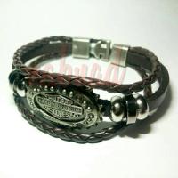 ราคา Nabnib Harley Davidson สร้อยข้อมือสําหรับผู้ชายและผู้หญิงหนังแท้ Cool Premium Luxury สร้อยข้อมือ (9627063430)