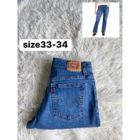 ราคา กางเกงยีนส์ลีวาย 550 bootcut แท้% มือสอง (50051767842)