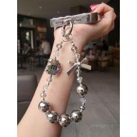 ราคา [lucky crystal] สร้อยข้อมือเคสโทรศัพท์ลูกปัด M-bean ลูกปัดเงินสั้นเรียบง่ายสำหรับเด็กผู้หญิงเพื่อป้องกันการสูญหาย (53602384736)