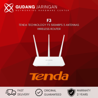 ราคา Tenda F3 300Mbps 3 เสาอากาศ เราเตอร์ไร้สาย (27408892537)