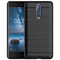 ราคา เคสซิลิโคนกันกระแทกสําหรับ Nokia 8 Soft Back Cover สําหรับ nokia8 Brushed Carbon Fiber Cases (47207448432)