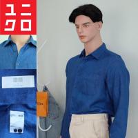 ราคา Uniqlo linen Shirt มือสอง (11618858789)